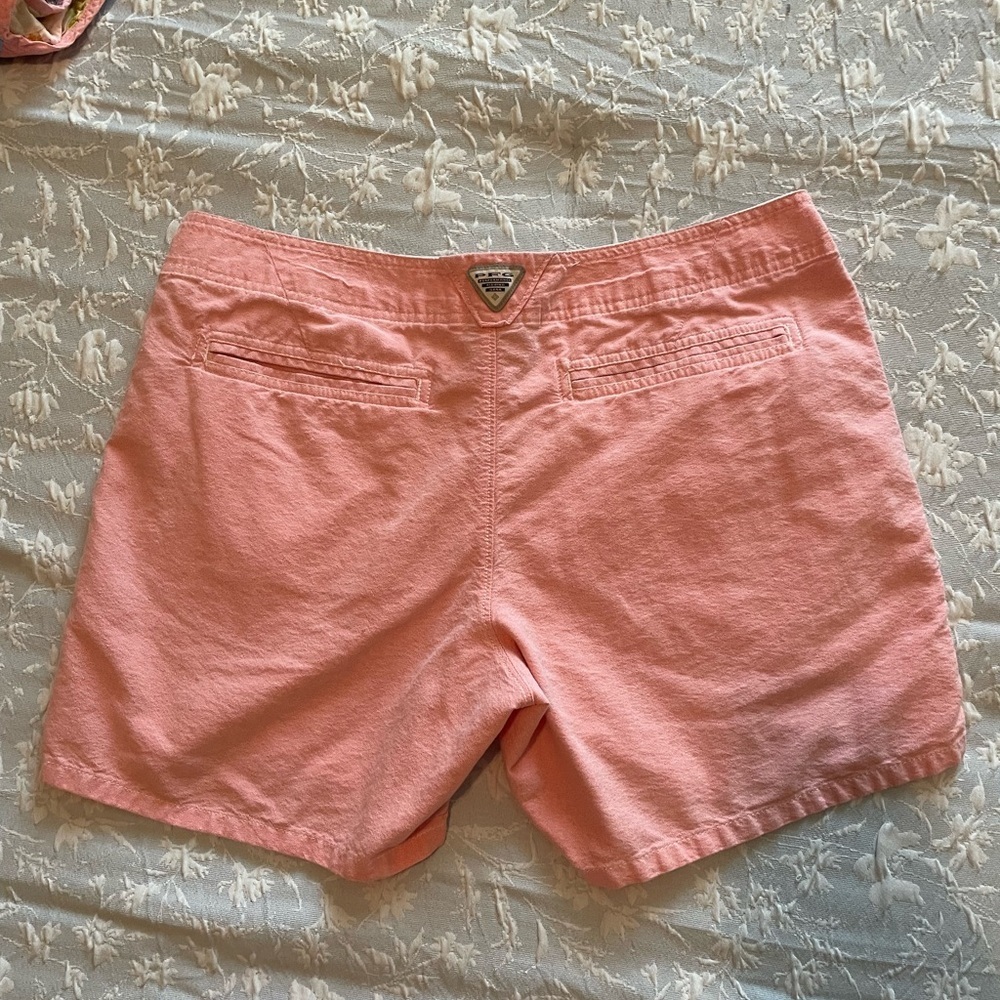 Columbia Pink Women's shorts spring summer casual size 14 - Picture 3 of 6